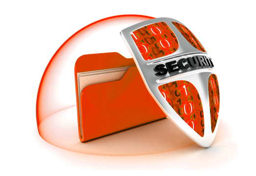 Escudo de seguridad protegiendo la información
